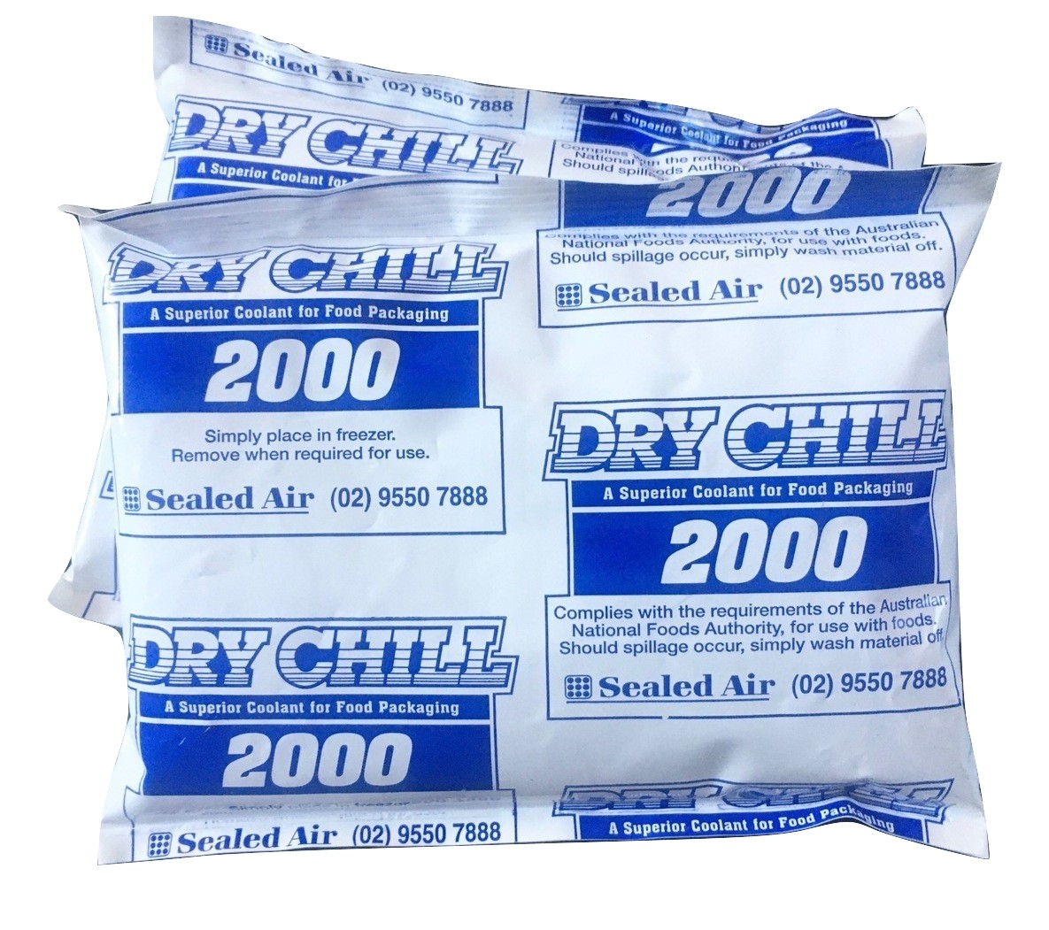 Dry chill 500 plain ice packs